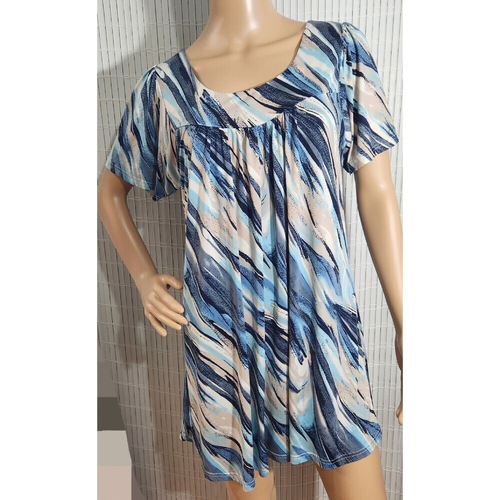 Nouvelle Collection Tunic Top Size 18 Short Sleeves
